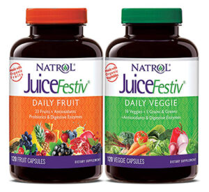 Natrol JuiceFestiv Daily Fruit and Veggie Capsules