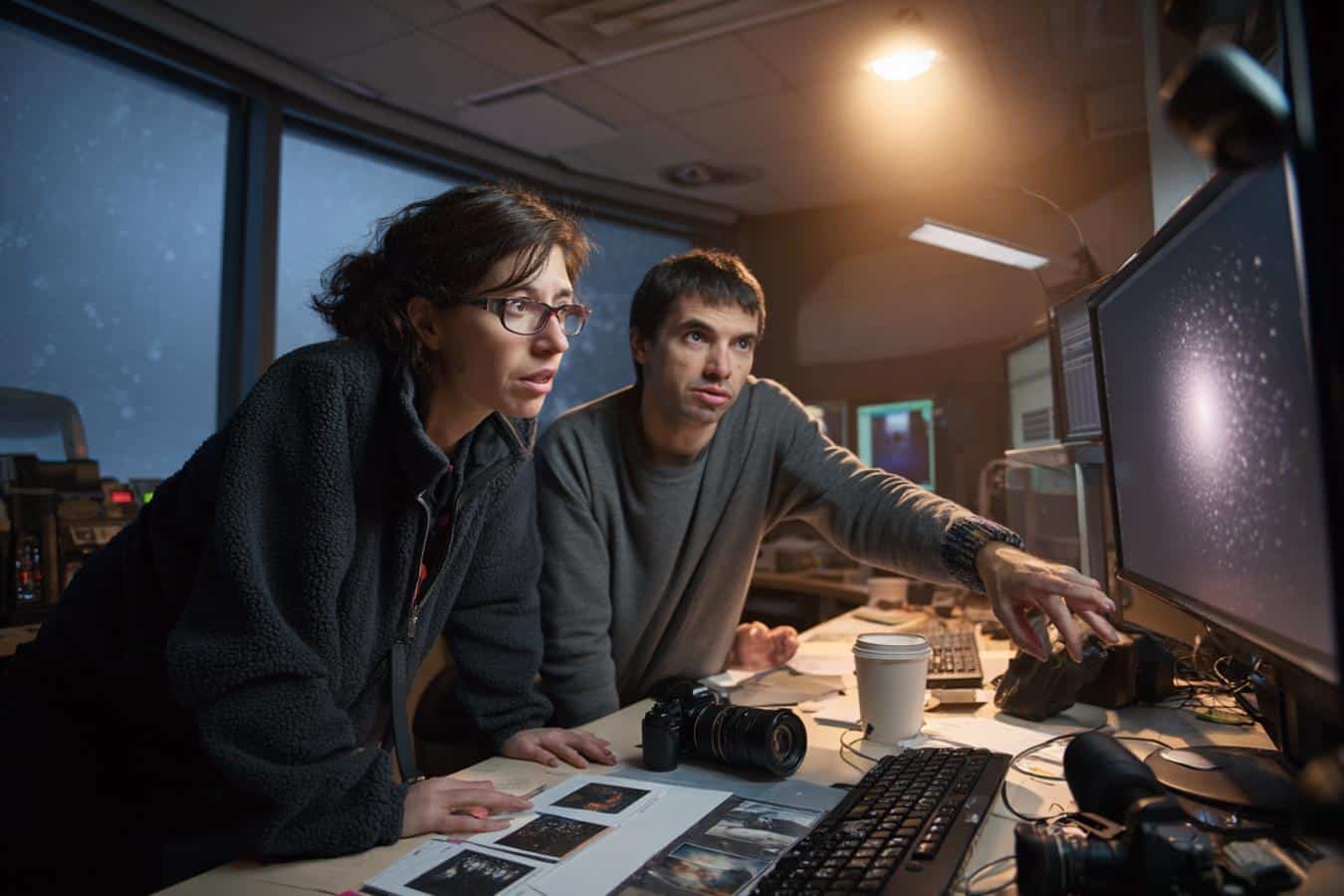 comet k1 breaking apart near hubble